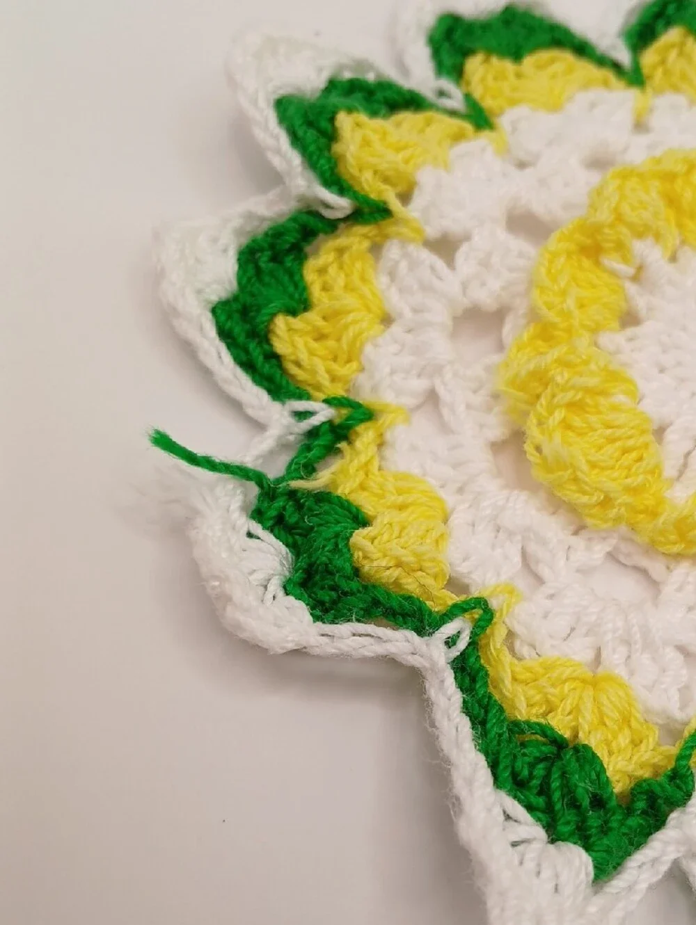 READ Handmade Crochet Floral Doily